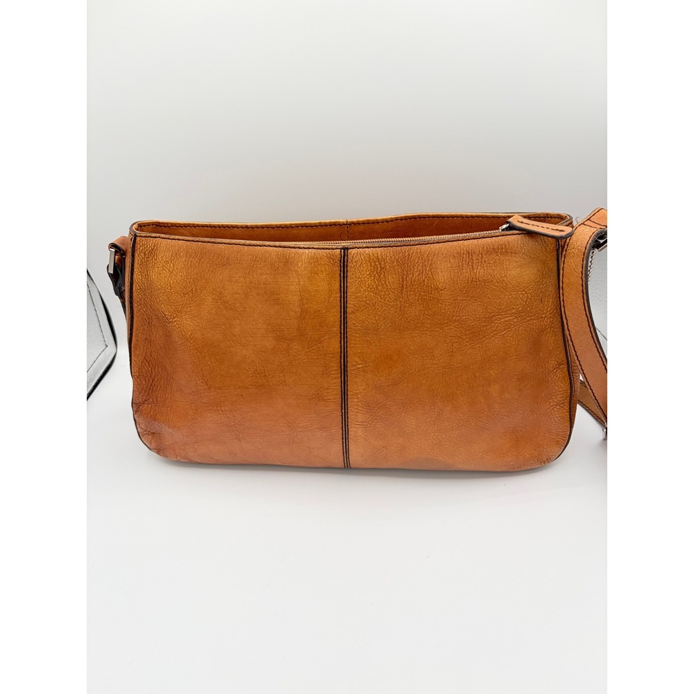 Etienne Aigner Vintage 90s Crossbody Purse Bag Small Classic Brown Leather Y2K - Picture 8 of 9